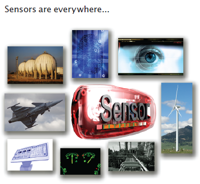 Sensors are devices that observe physical conditions.