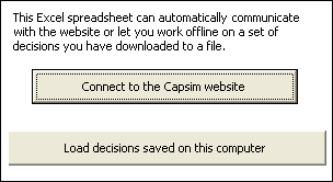 To begin Practice or Competition rounds select Connect to the Capsim website. To begin Practice or Competition rounds select Connect to the Capsim website.